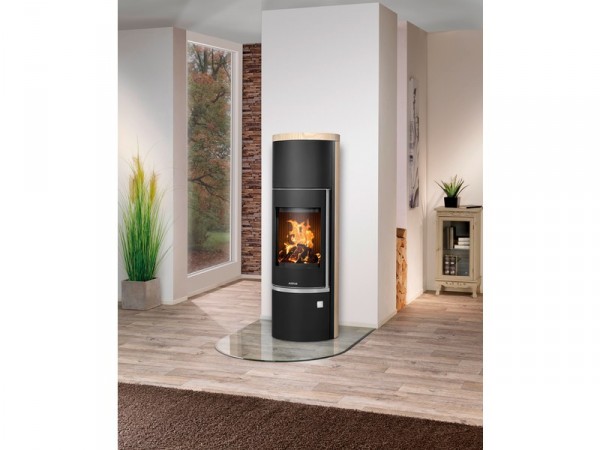 POELE BOIS FARO W+ 7KW NOIR SABLE