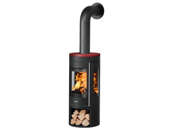 POELE BOIS MINOTRIOS CERAMIQUE 5KW BORDEAUX