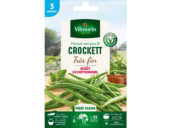 HARICOT CROCKETT SACHET SERIE 5M VILMORIN