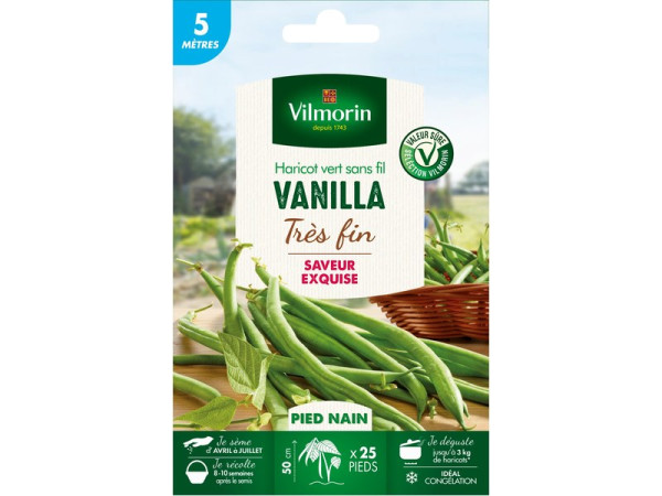 HARICOT VANILLA SACHET SERIE 5M VILMORIN