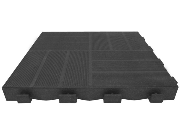 DALLE CLIPSABLE MIXTILE 415X415X45MM BOIS ANTHRACITE