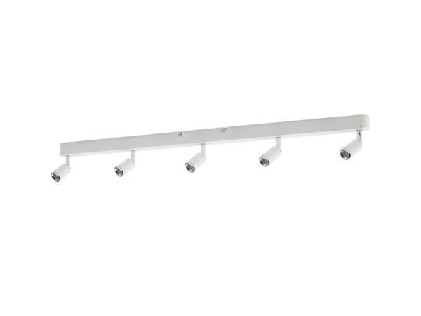 BARRE 5 SPOTS SALLE DE BAIN TIVOLI LED 5W METAL BLANC