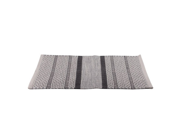 TAPIS SDB SDB FATOU 50X80 CM A MOTIFS GRIS AZAO