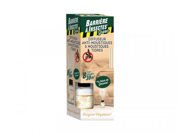 ANTI-MOUSTIQUE DIFFUSEUR 80 ML + 6 BATONNET