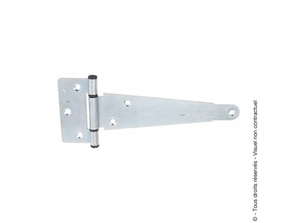 PENTURE ANGLAIS 200MM ACIER ZINGUE BLANC