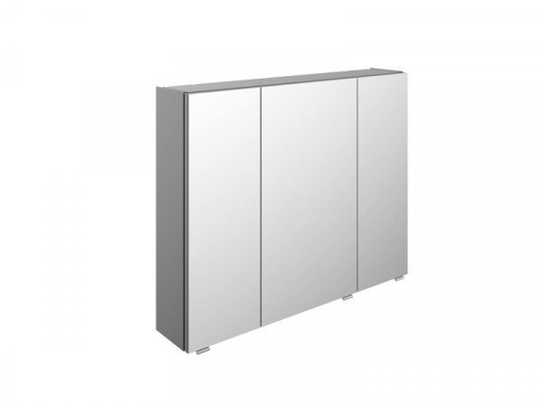 ARMOIRE TOILETTE 90CM IMAGE3 GRIS METAL