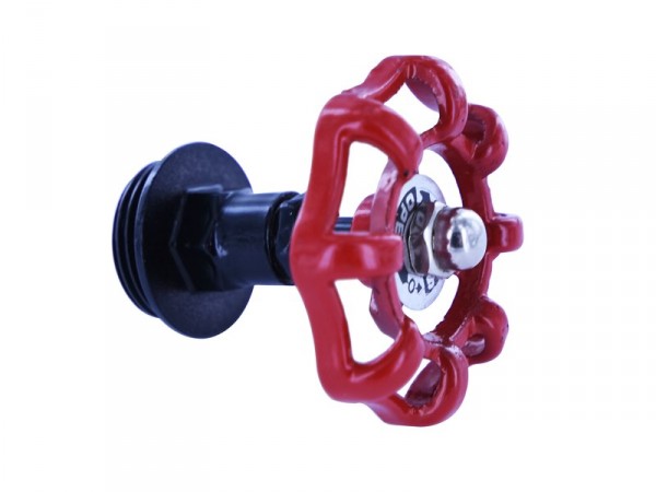 SUPPORT VALVE TUBE PENDERIE MYTUBE DIAMETRE 25MM ROUGE