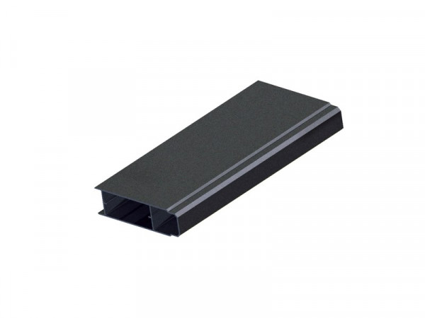 LAME ALUMINIUM KLOSUP 145X9CM PLEIN NOIR SABLE
