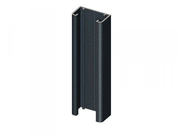GLISSIERE ALUMINIUM POUR CLOTURE KLOSUP 2M30 NOIR