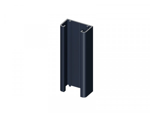 GLISSIERE ALUMINIUM POUR CLOTURE KLOSUP 1M2 GRIS