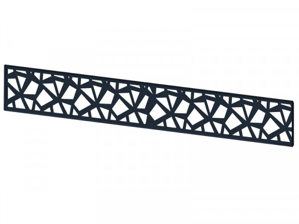 DECOR CLOTURE KLOSUP POLYGONE GRIS KIT