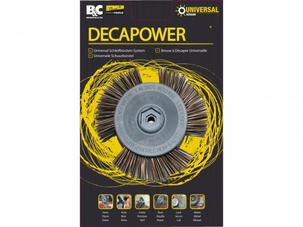 BROSSE DECAPOWER MULTI-BOIS/PIERRE DIAMETRE 100MM