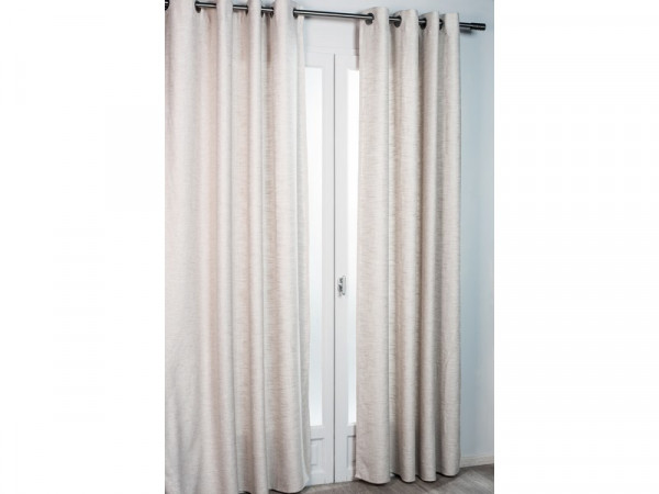 RIDEAU WHOOL 140X260CM TAMISSANT MAILLE BGE
