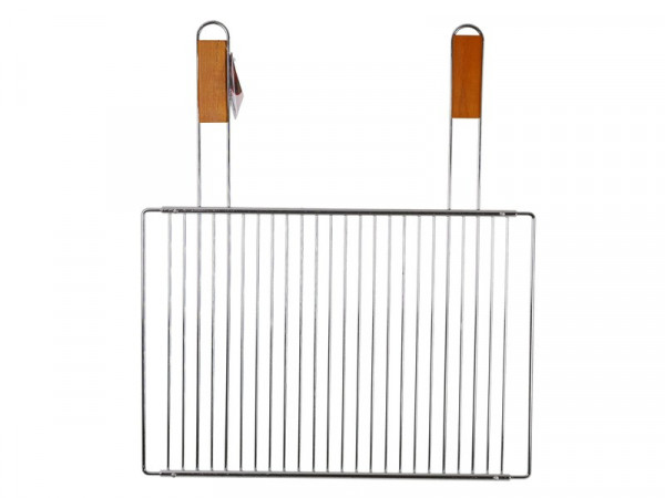 GRILLE BARBECUE AJUSTABLE COULISSANT 51X37CM ACIER