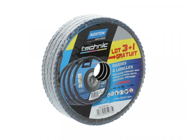 DISQUE LAMELLE ASSORTIMENT + 1 GRATUIT LOT 3