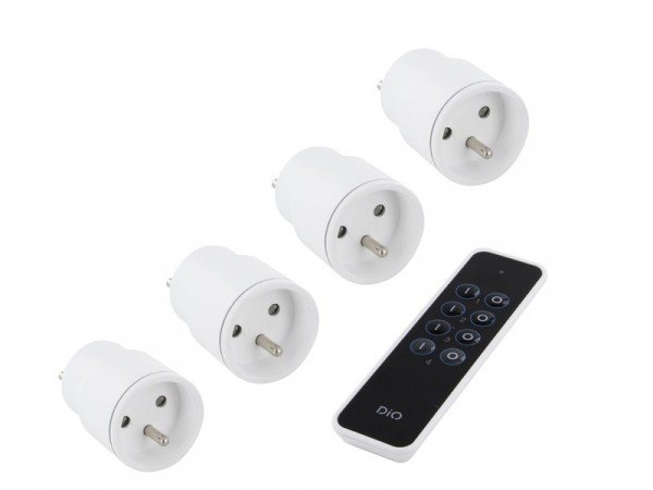 PRISES TELECOMMANDABLES  INTERIEURES + 1 GRATUITE  DIO 2300 W X3