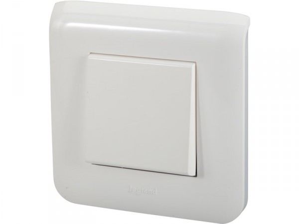 INTERRUPTEUR VA ET VIENT COMPLET BLANC MOSAIC