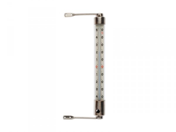 THERMOMETRE FENETRE LAITON NICKELE