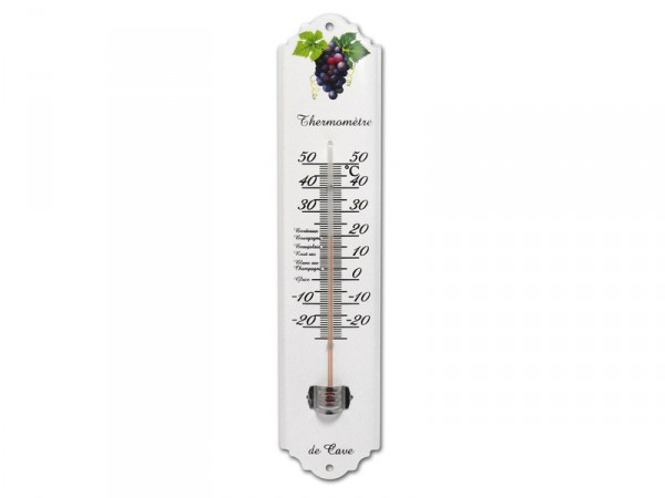 THERMOMETRE CAVE METAL VERNI 30CM