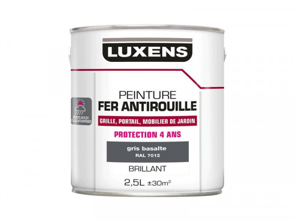 PEINTURE FER GRIS BASALTE 2,5L LUXENS