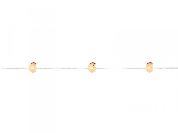 GUIRLANDE LUMINEUSE INT DECO 20 MICROLED BLC CHAUD PILE CABLE ARG 1.9M