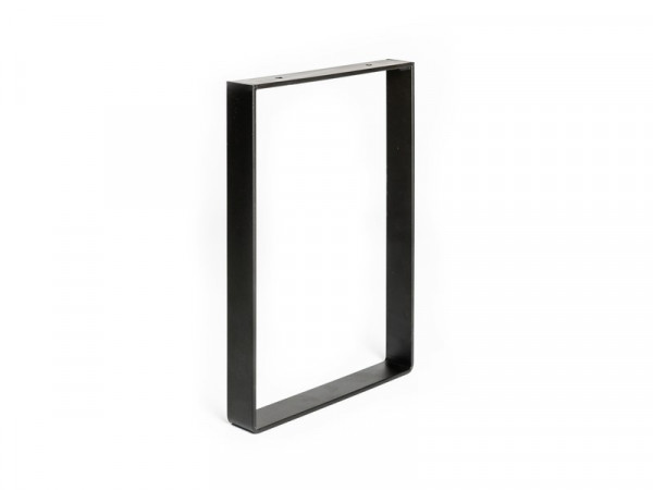 PIED MEUBLE 35X25 ACIER MAT NOIR