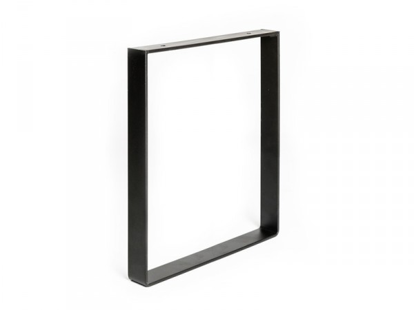 PIED MEUBLE 40X35 ACIER MAT NOIR