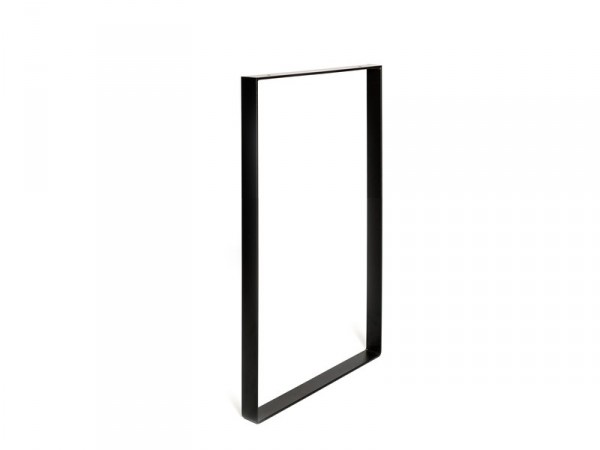 PIED MEUBLE 71X40 ACIER MAT NOIR
