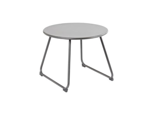 TABLE BASSE TIMEA ACIER DIAMETRE 50 CM