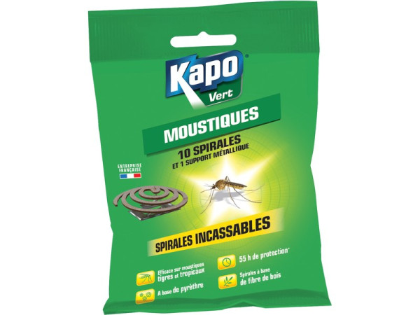 SPIRALE ANTI MOUSTIQUE 10X6GR KAPO