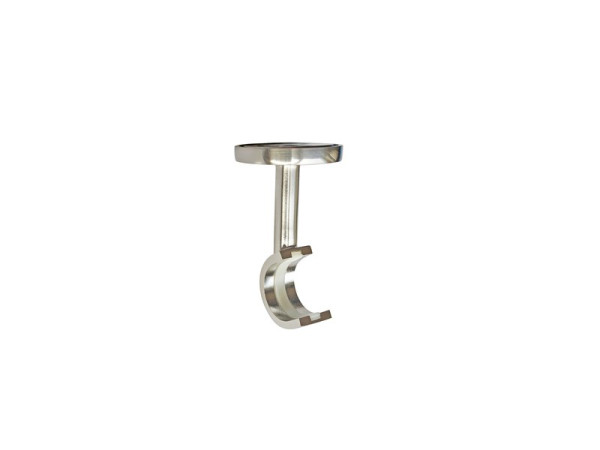 SUPPORT METAL D28 GLAM MUR/PLAFOND 70MM CHROME BROSSE INSPIRE