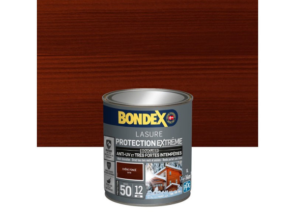 LASURE 12 ANS  PROTECTION EXTREME CHENE FONCE 1L