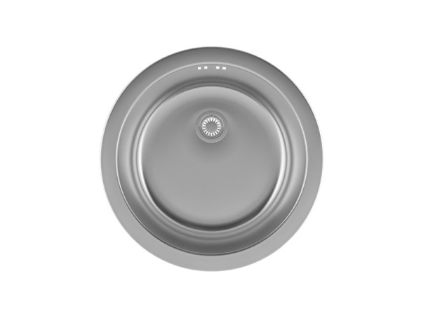 EVIER A ENCASTRER ISEA 1 CUVE DIAMETRE 45CM INOX