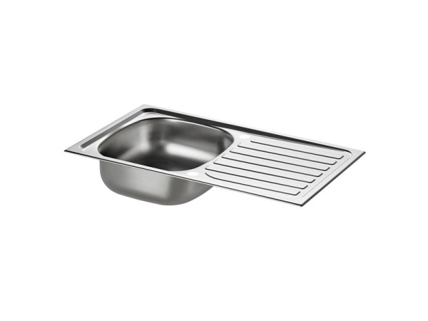 EVIER A ENCASTRER COMO 1 BAC +1 EGOUTTOIR L75.5XP48CM INOX