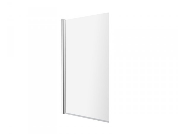 PARE BAIGNOIRE ESSENTIAL 1 VOLET VERRE TRANSPARENT/CHROME H140XL80CM