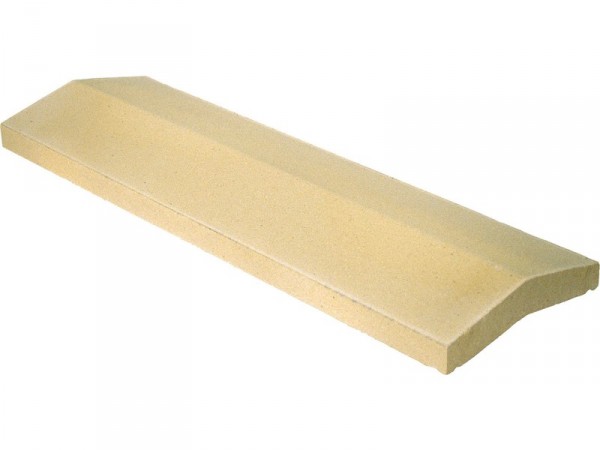 COUVRE-MUR 2 PANS LISSE TON PIERRE 99X30X4CM