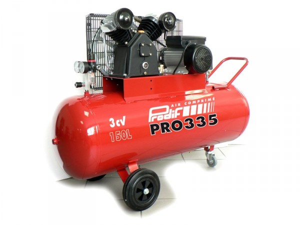 COMPRESSEUR CHANTIER 150L 3CV V FONTE