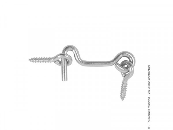 CROCHET FIL D5 L160 + PITON INOX A2