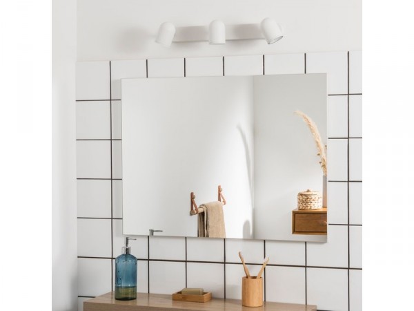 BARRE 3 SPOTS SDB DOLI GU10 IP44 BLANC INSPIRE