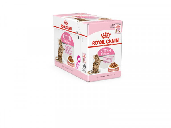 PATEE CHAT ROYAL CANIN KITTEN STERILISED SAUCE 12X85G