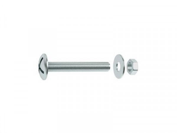 BOULON POELIER TETE FENDUE AZ B18 STANDERS 4X20 X20