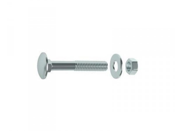 BOULON TETE RONDE COU CARRE AZ B20 STANDERS 8X80 X15