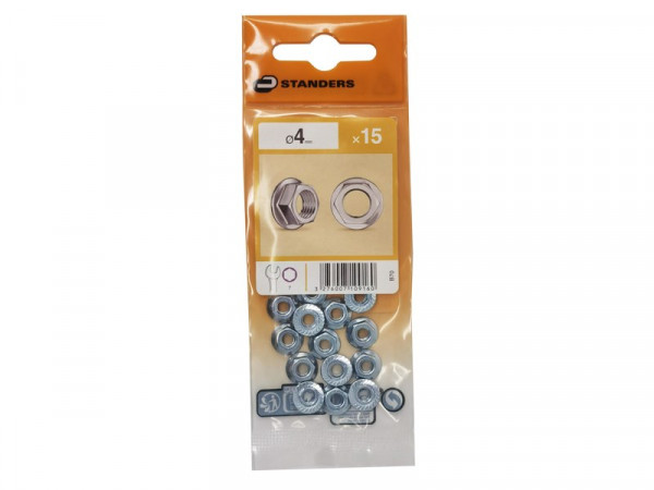 ECROU A AMBASE AZ B70 STANDERS 4MM X15