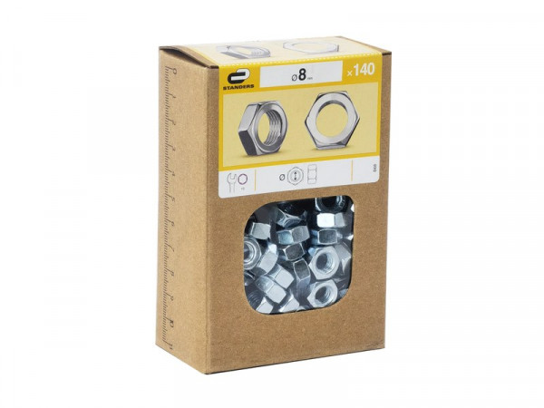 ECROU 6PANS AZ B68 STANDERS 8MM X140