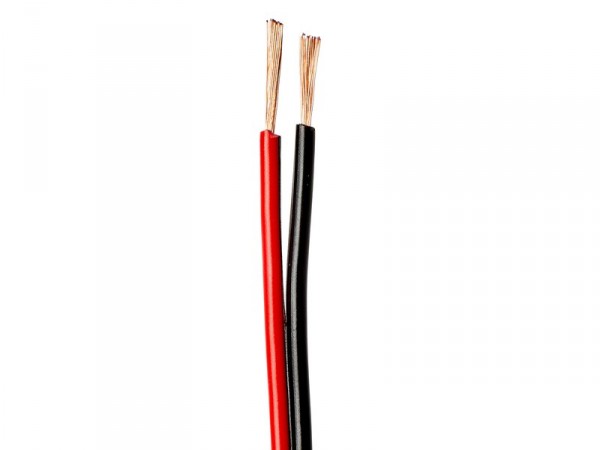 CABLE HIFI 2X0.75 MM2 NOIR/ROUGE 10M