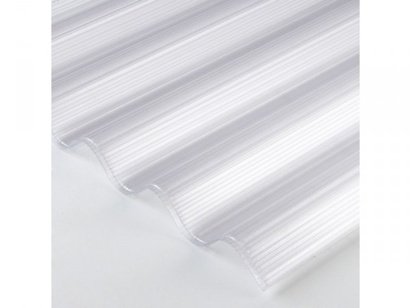 PLAQUE GRANDE ONDE POLYCARBONATE CELLULAIRE 305X92CM EP6MM
