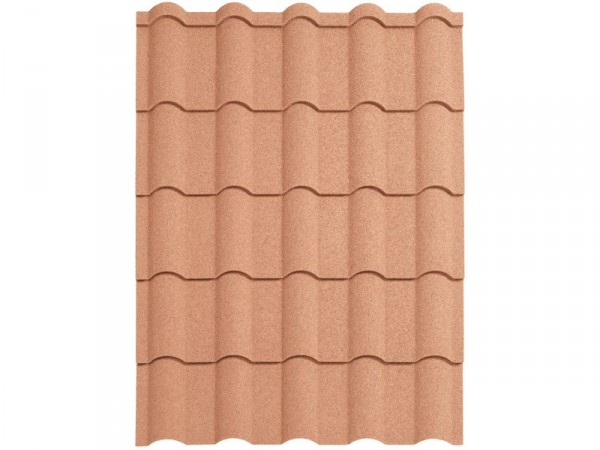 PLAQUE TOITURE EASY IMITATION TUILES METAL GALLEA TERRA COTTA