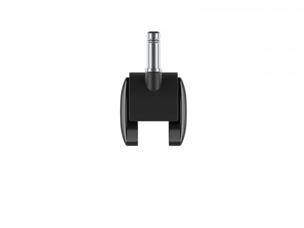 ROULETTE FIXE TIGE NOIR DIAMETRE 50MM