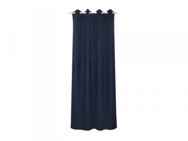 RIDEAU MANCHESTER 140X280 CM BLEU FONCE