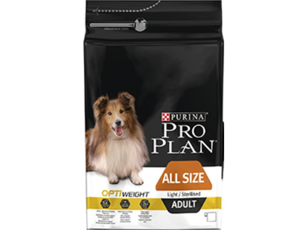 CROQUETTE CHIEN STERILISE PRO PLAN ADULTE LIGHT RICHE POULET/RIZ 3KG